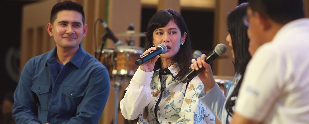 Dian Sastro Sharing Pengalaman di KPR BRI Property Expo 2023