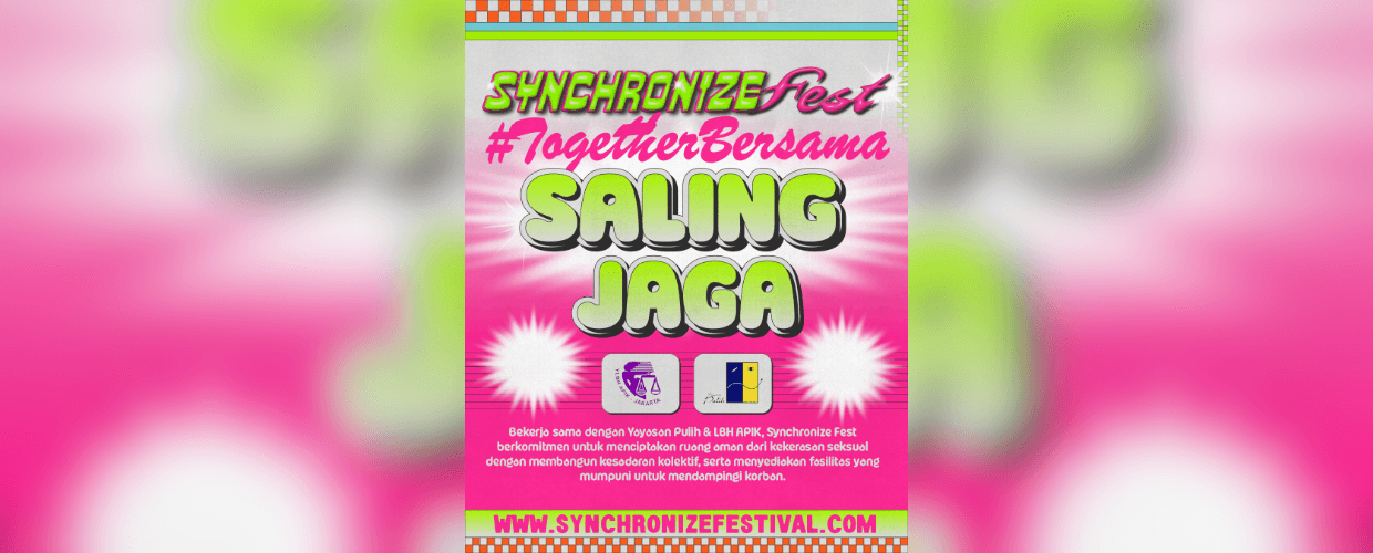 Ruang Aman di Synchronize Fest 2024 Bernama "Saling Jaga" 