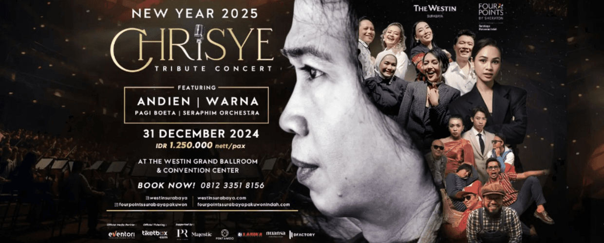 Tribute Chrisye dan Malam Tahun Baru di The Westin Surabaya