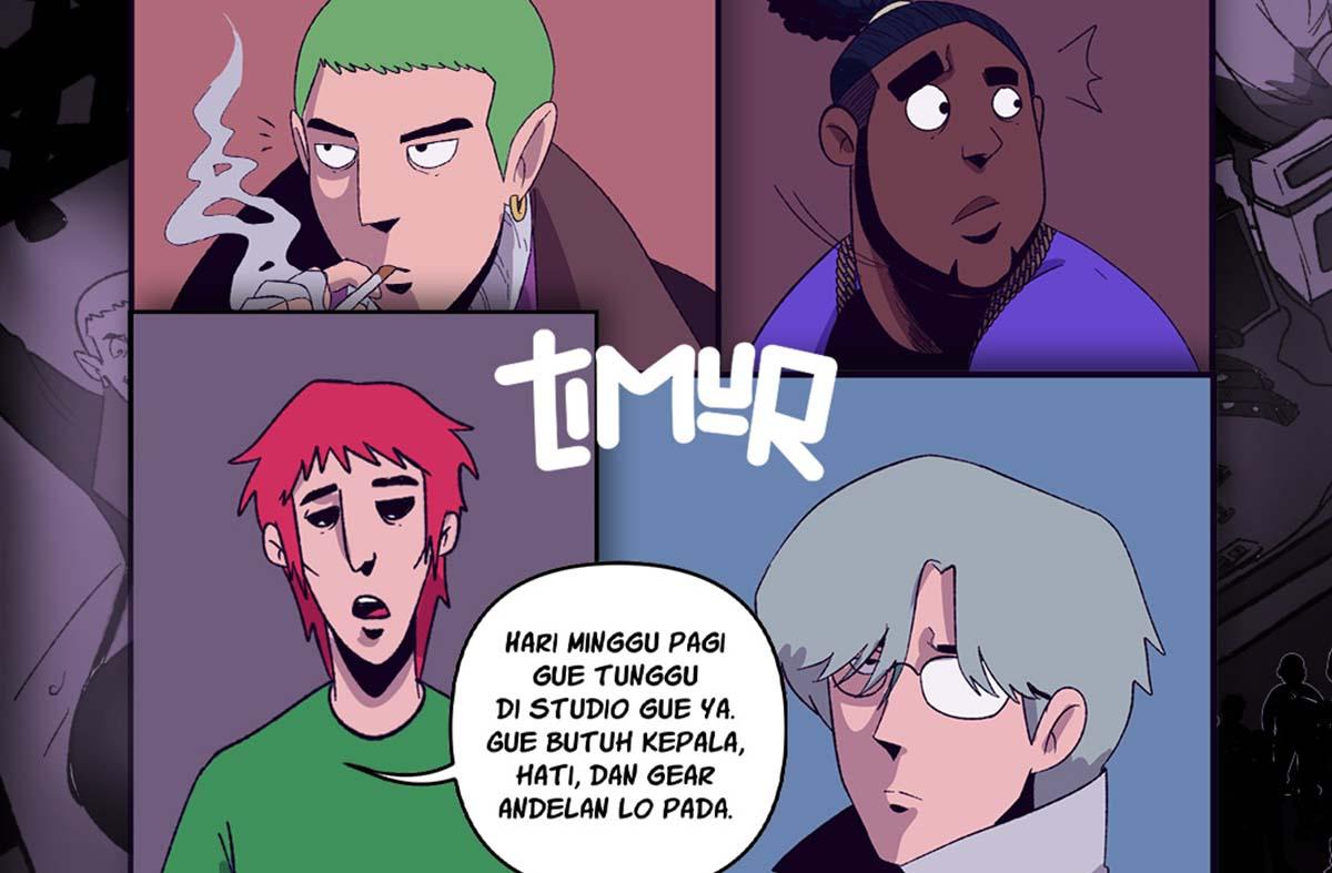 Grup Musik Virtual “timur” Merilis Serial Webcomics Perdananya