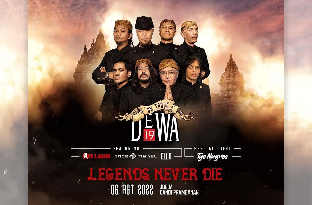 Dewa 19 Siap Meriahkan Candi Prambanan dengan Formasi Tak Terduga