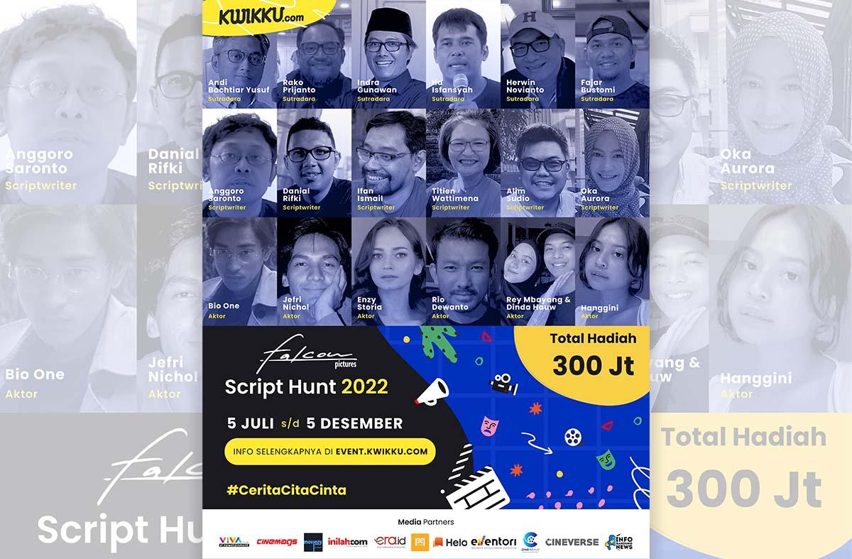 Falcon Script Hunt 2022 Kembali Digelar Dengan Tema #CeritaCitaCinta