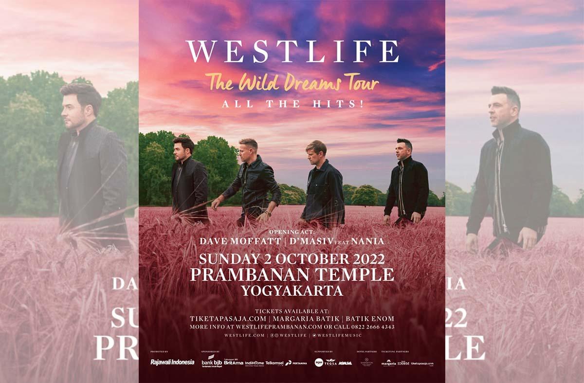 Westlife Konser di Candi Prambanan, D’Masiv dan Nania Menjadi Pembuka