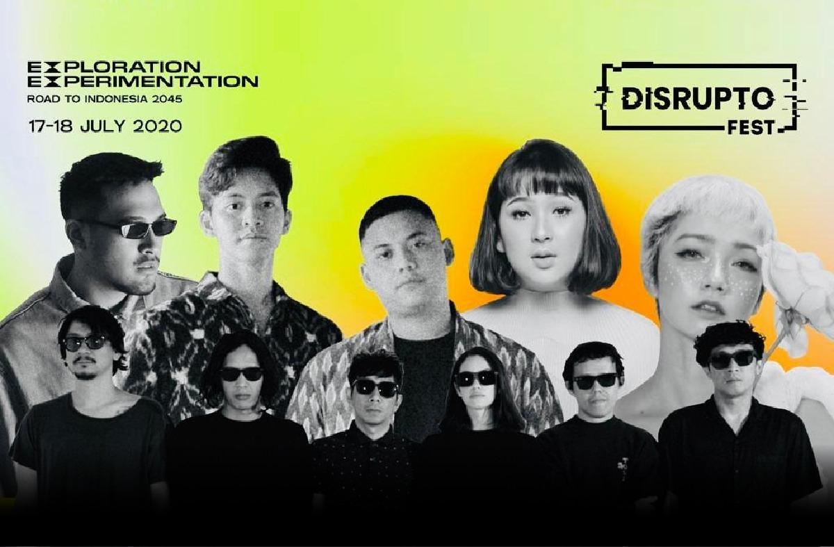 Disrupto Fest 2020 Dibuka oleh Dua Menteri dan Bertabur Musisi Tanah Air