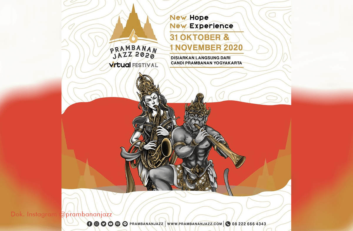 Prambanan Jazz Festival 2020 Digelar Secara Virtual Tanpa Musisi Internasional