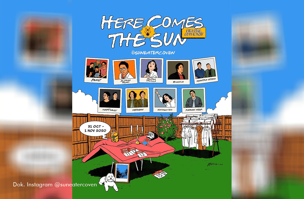 Hindia Hingga Agatha Pricilla Akan Tampil Di Festival Here Comes The Sun Virtual Edition