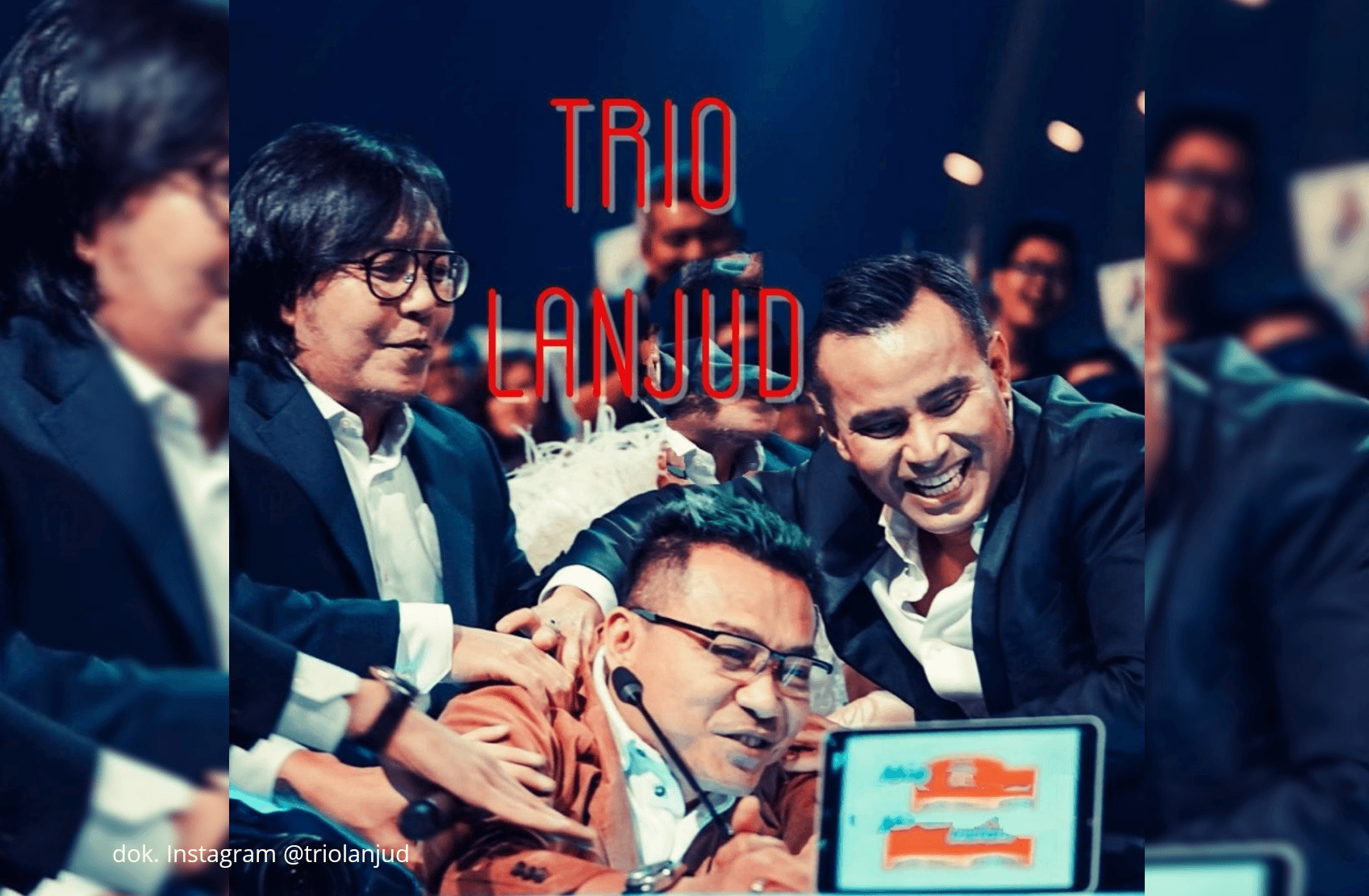 Ari Lasso , Anang Hermansyah, dan Judika Bersatu di Trio Lanjud