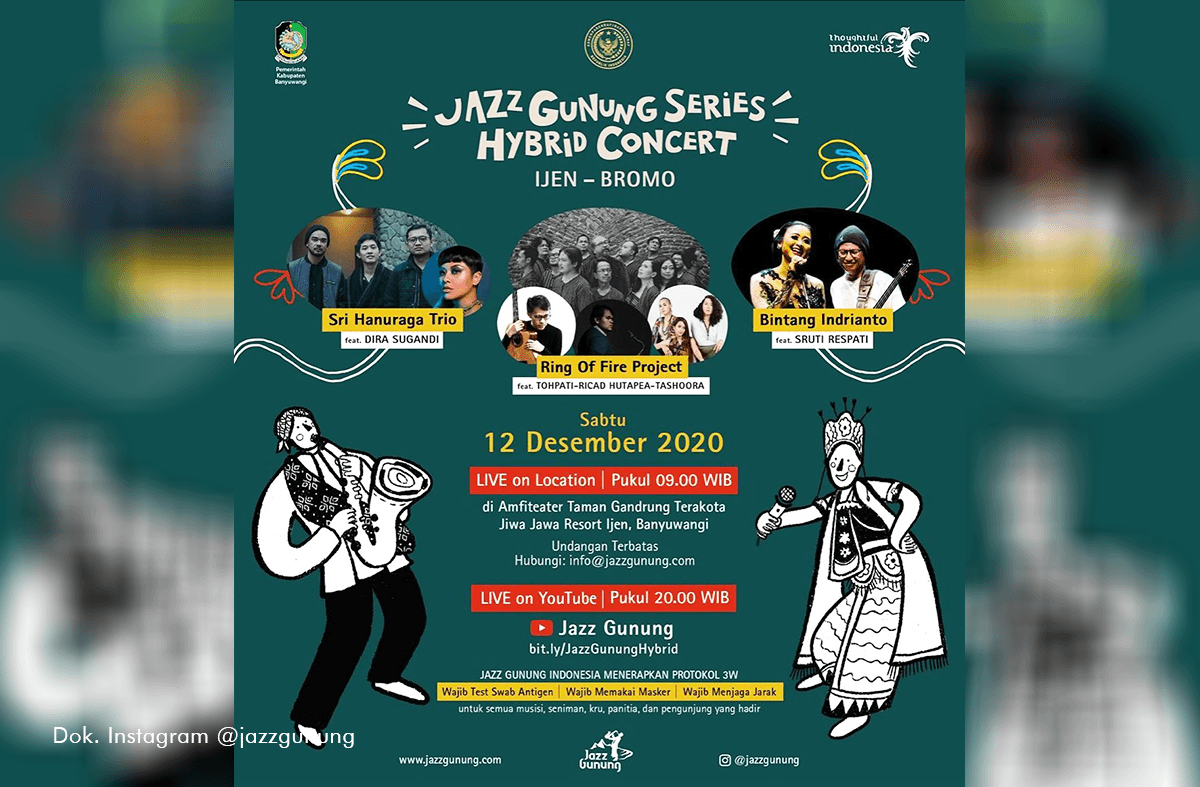 Festival Jazz Gunung Hadirkan Dira Sugandi Hingga Tohpati