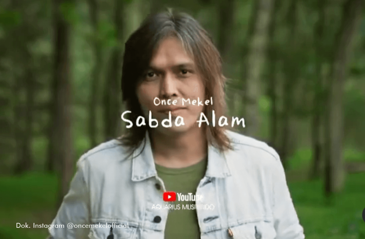 Once Mekel Ungkap Rasa Syukur dengan Menyanyikan Lagu Sabda Alam