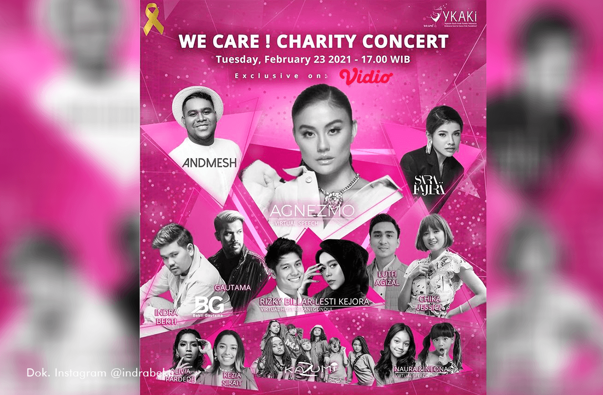 We Care Charity Concert Hadirkan Sara Fajira hingga Andmesh