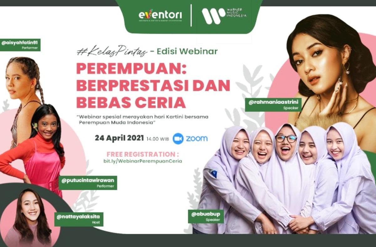 Rahmania Astrini Hingga Cinta Wirawan Akan Hadir di Webinar Perempuan: Berprestasi dan Bebas Ceria
