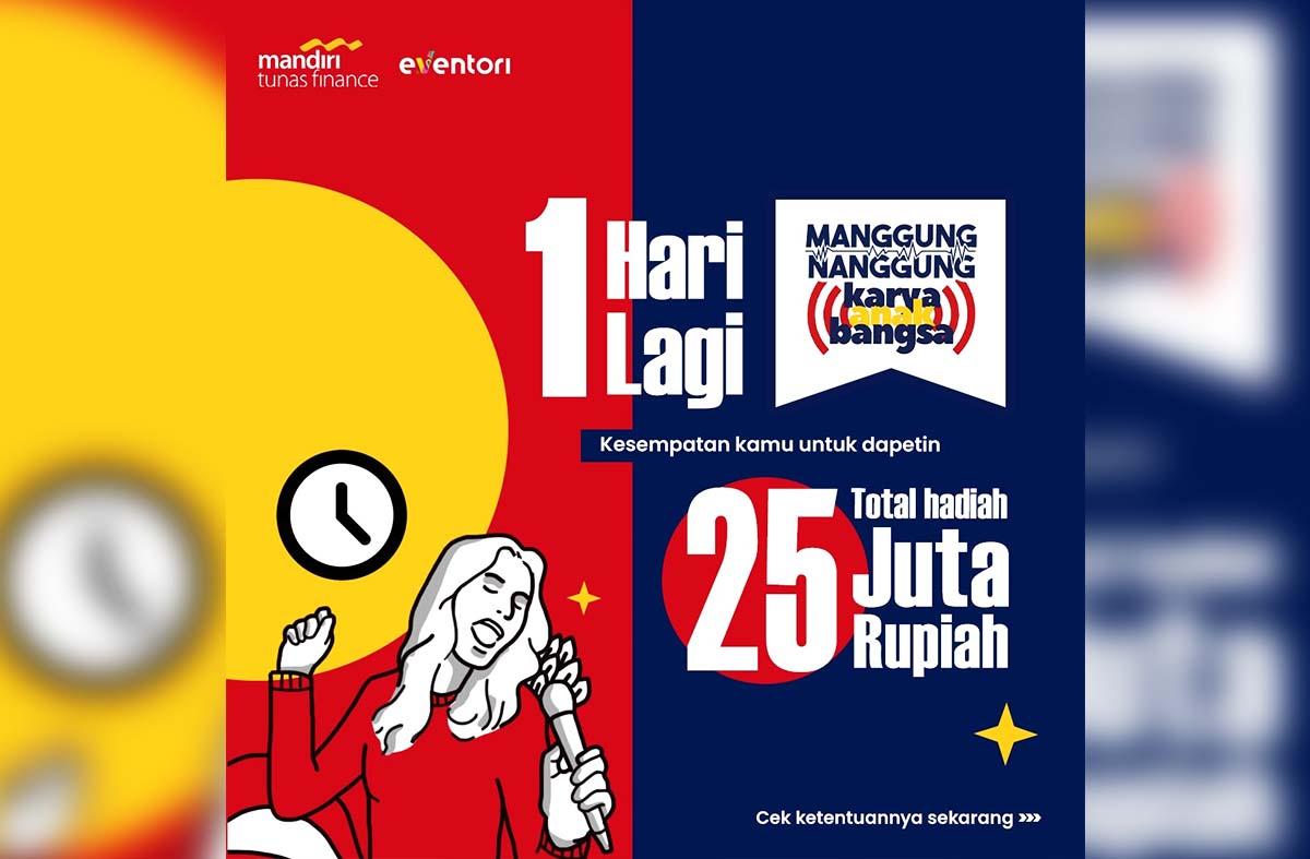Manggung Dari Rumah Dapat Jutaan Rupiah Dari Eventori dan Mandiri Tunas Finance